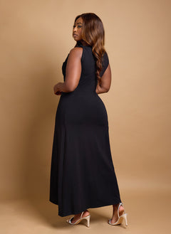 Delilah Knotted A Line Maxi Dress