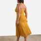Denise Cut-Out A-Line Midi Dress