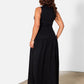Denise High Slit Shiny Maxi Gown