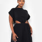 Desires Cut Out Maxi A Line Dress - Black