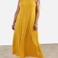 Donna High Neck Semi-Sheer Maxi Dress