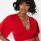 Carmen Wrap Crop Top
