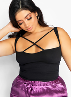Night Owl Caged Crop Top