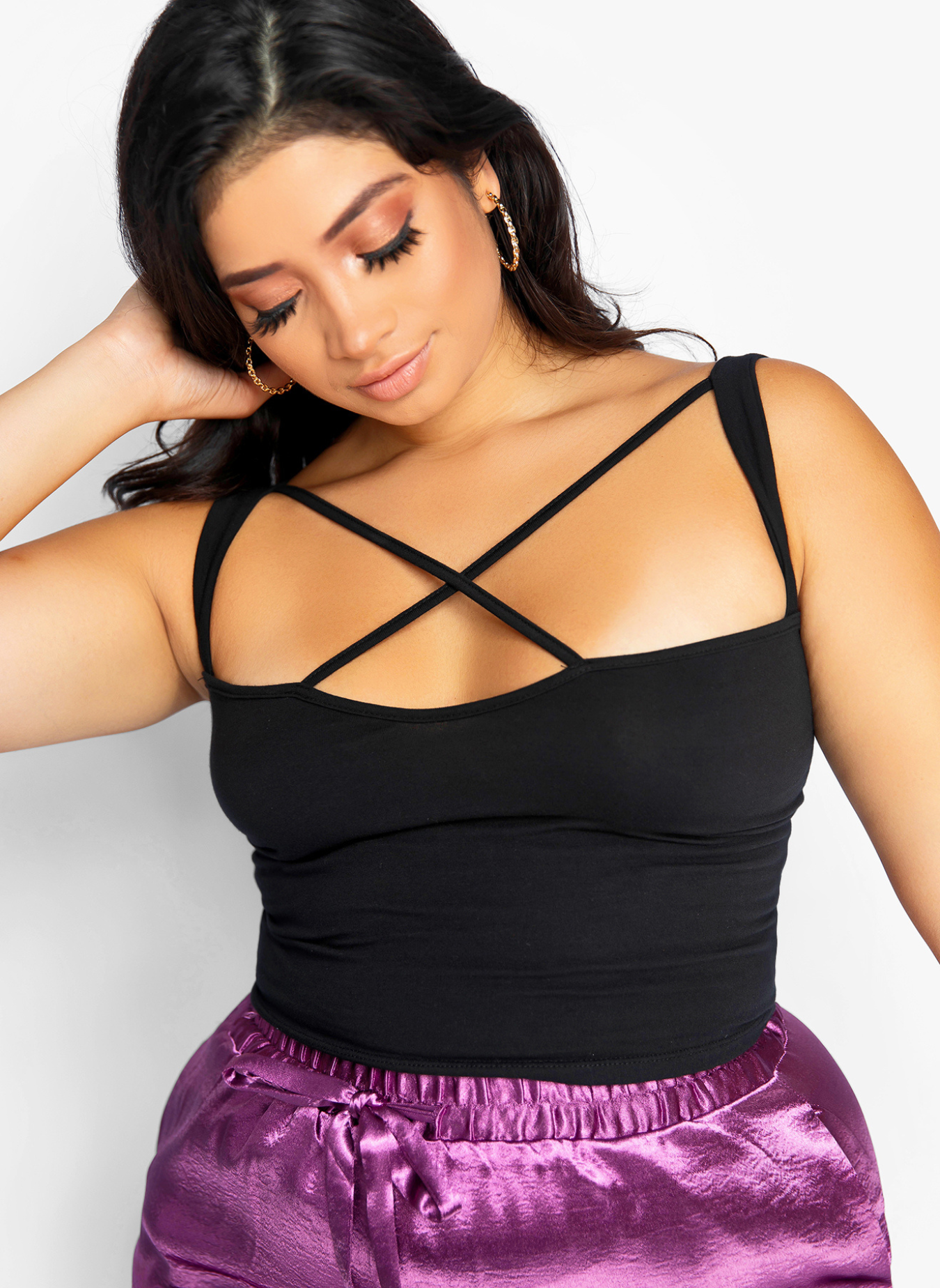 Night Owl Caged Crop Top