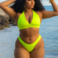 Shine Bright String Halter Bikini Top