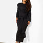 Esther Draped Jersey Maxi Dress
