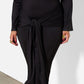 Esther Draped Jersey Maxi Dress