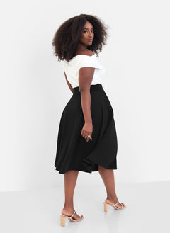 Essential Midi Skater Skirt
