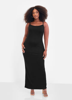 Essential Strappy Maxi Slip Dress