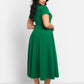 Faye Midi Skater Dress W. Pockets