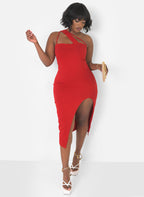 Get In Caged Bodycon Midi Dress