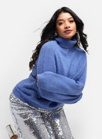 Rebdolls Get It Right Long Sleeve Turtleneck Sweater