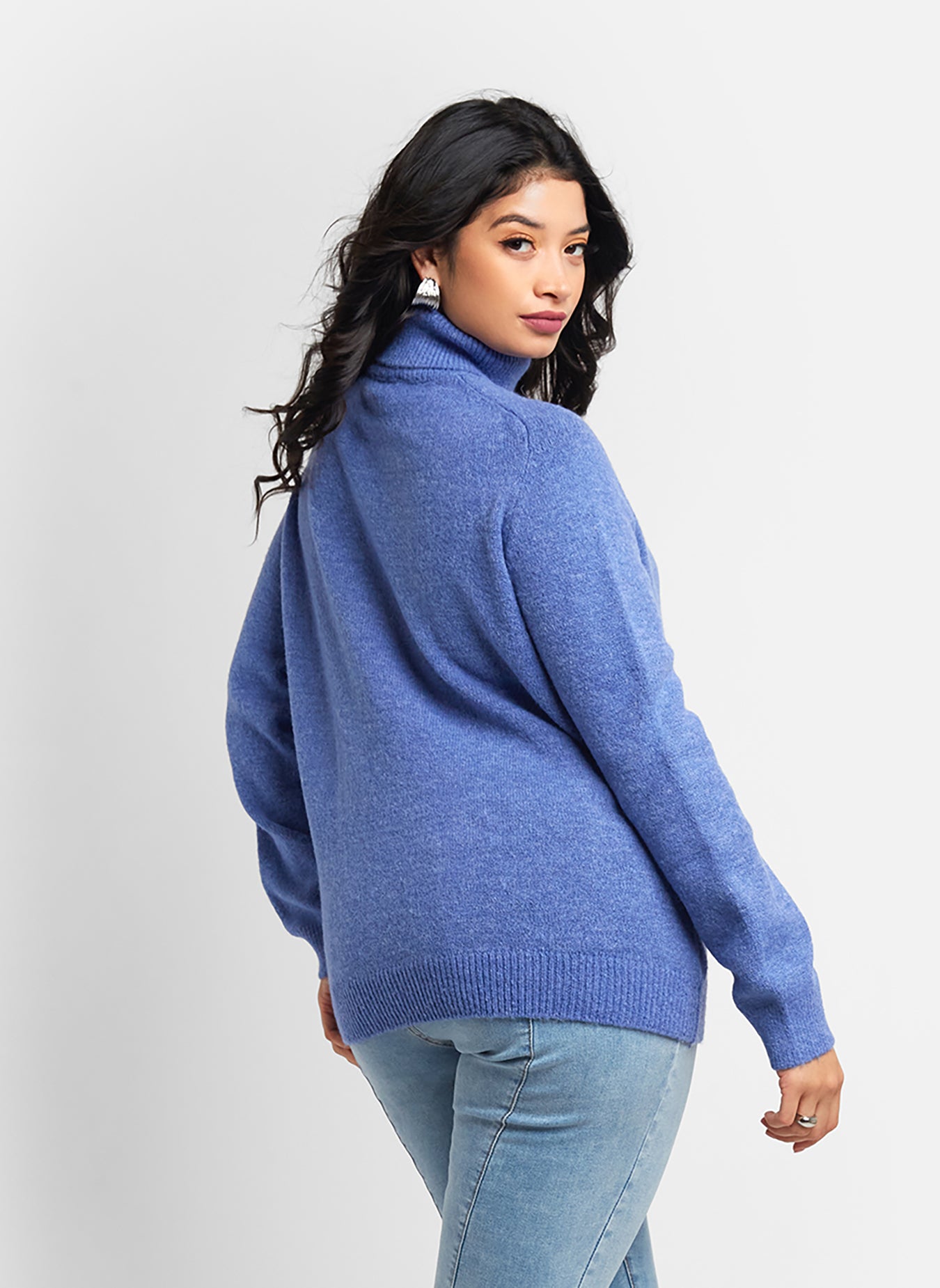 Rebdolls Get It Right Long Sleeve Turtleneck Sweater