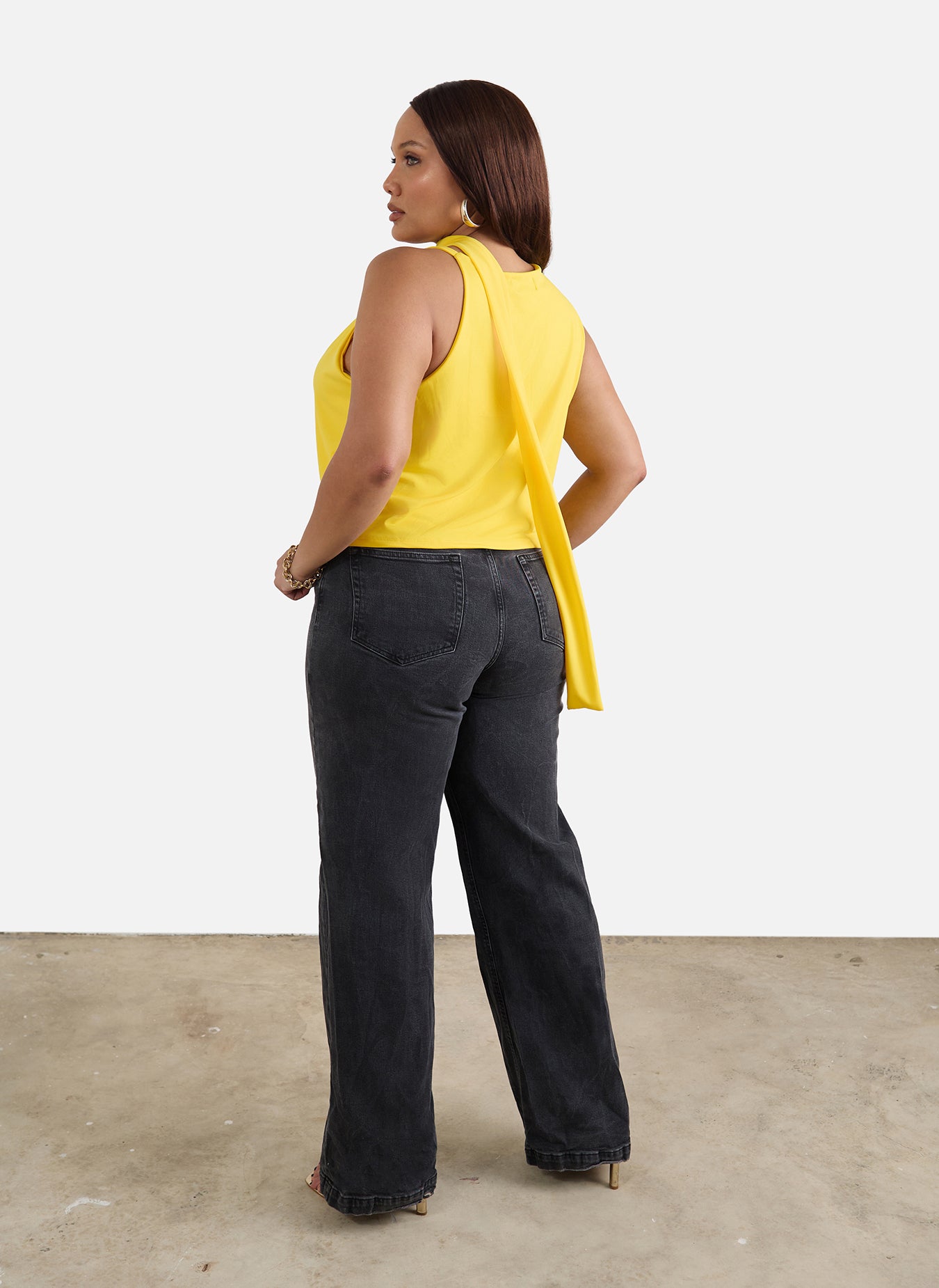 Hellen Neck Scarf Loose Top