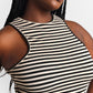 Jenna Striped Maxi Bodycon Dress - Tan & Black