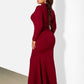 Lorena Ruched Jersey Gown
