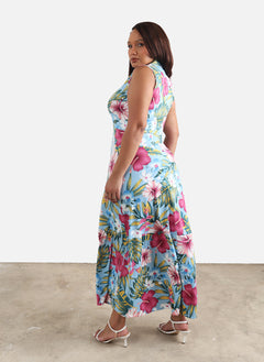 Lauren Floral Button Down Maxi Dress