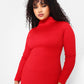 Lydia Ribbed Midi Bodycon Dress W. Side Slit