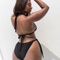 Essential Side Tie Bikini Swim Bottom - Black