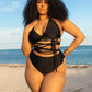 Stranded High Waist Bikini Bottom