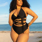 Stranded High Waist Bikini Bottom