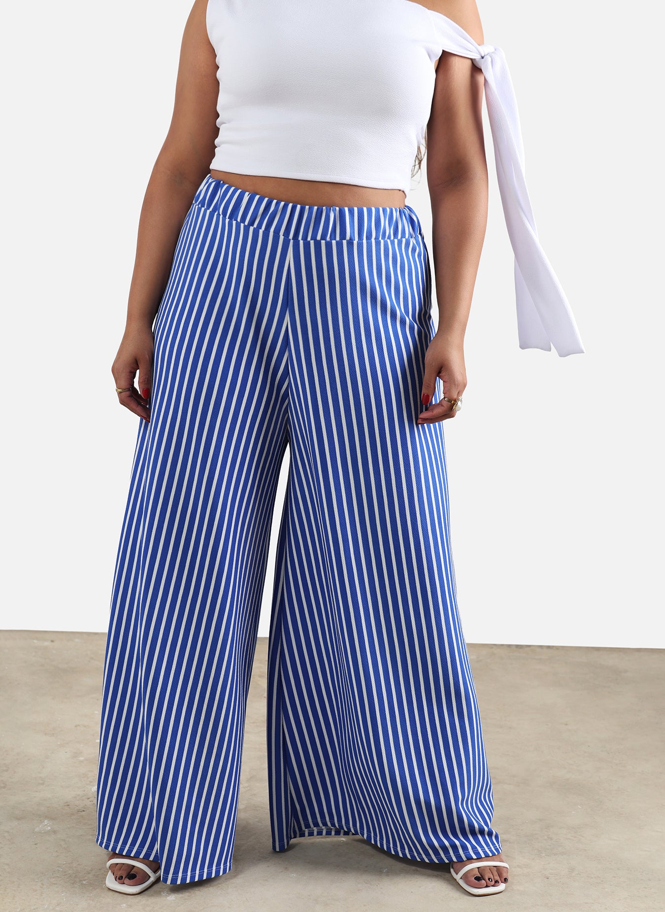 Mandee Striped Wide Leg Pant