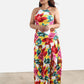 Maribel High Slit Floral Maxi Dress