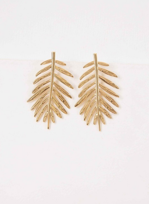 Palm Statement Earrings