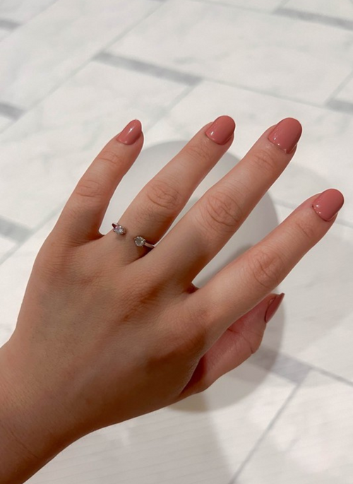 Twin Stone Adjustable Ring