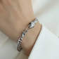 Titanium Steel Zircon Snake Bracelet