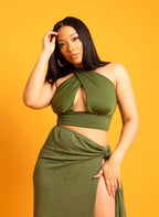 Robin Cross Over Crop Top