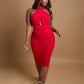 Ruby Ruched Bodycon Mini Dress