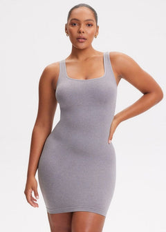 She Waisted SnatchedKnit Tank Mini Dress