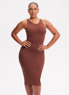 She Waisted SnatchedKnit Midi Dress