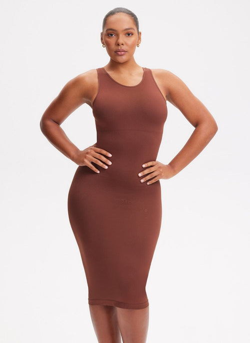 She Waisted SnatchedKnit Midi Dress