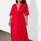 Silvia Kimino Sleeve Maxi Dress