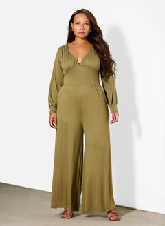Susan Drop Waist Wide Leg Jumpsuit