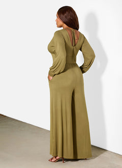 Susan Drop Waist Wide Leg Jumpsuit