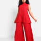 Shayla Ribbed Double Slit Sleeveless Top
