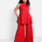 Shayla Ribbed Double Slit Sleeveless Top