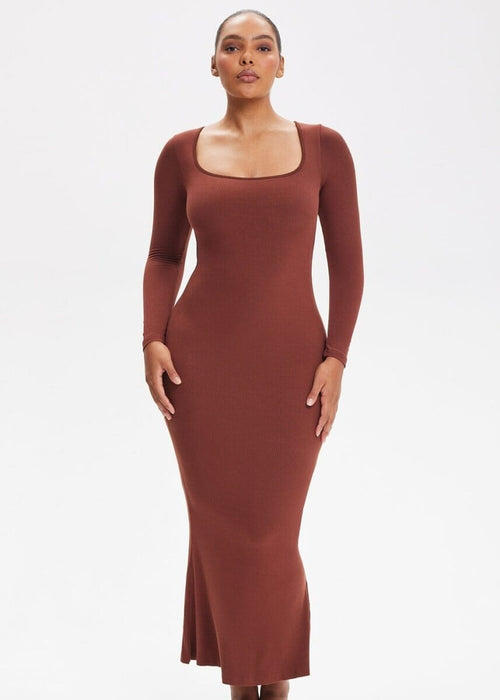 She Waisted 3-In-One Shapewear Midi Dress