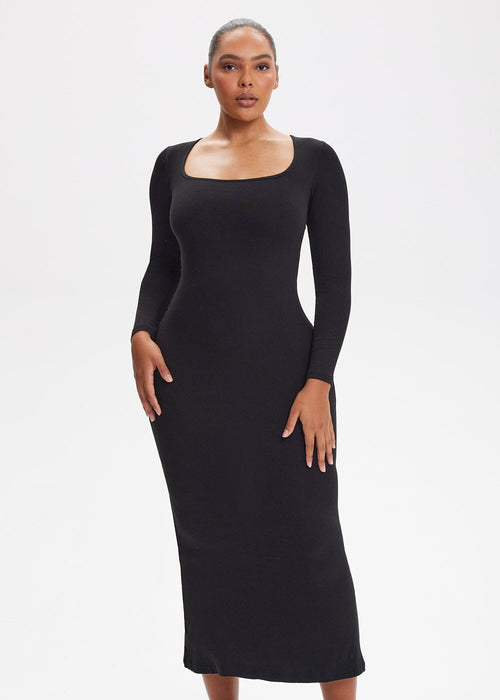 She Waisted 3-In-One Shapewear Midi Dress