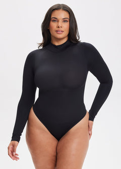 She Waisted Sculpting Turtleneck Bodysuit