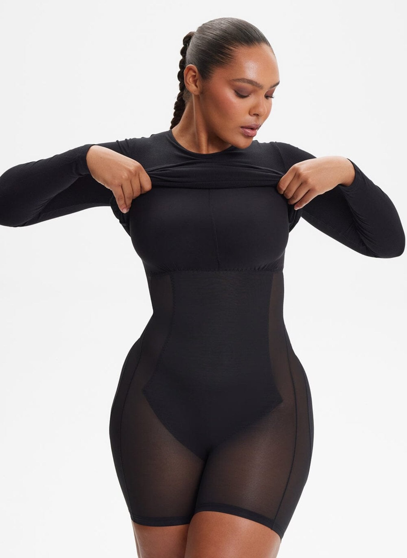 She Waisted 3-in-One Shapwear Mini Dress – REBDOLLS