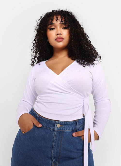 Taye Ribbed Tie Waist Top