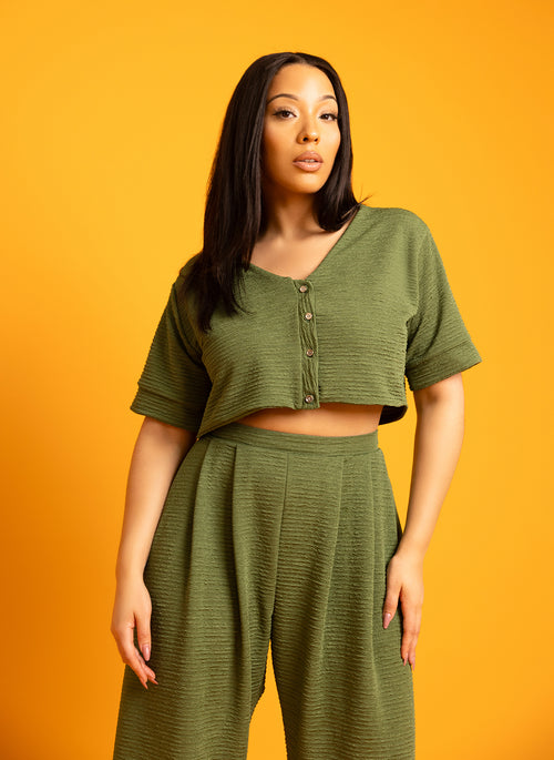 Tina Pleated Wide Leg Pants