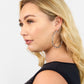Twisted Chain Hoop Earrings