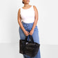 Metallic Puffer Tote