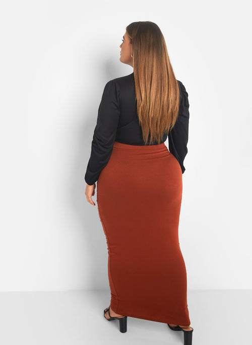 Adina V Neck Puff Sleeve Bodysuit