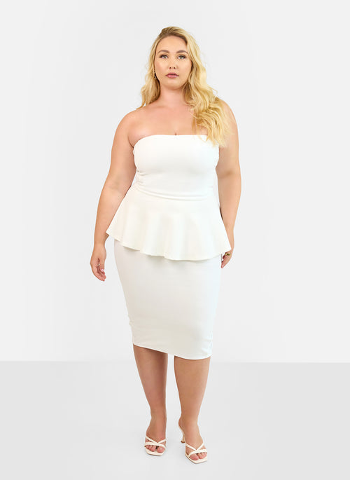 Akari Bodycon Midi Skirt